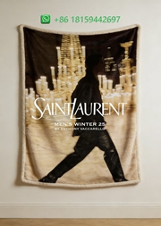 Yves Saint Laurent Throw Blankets